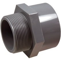 Well2wellness® Raccordo A Vite In PVC-U Con Attacco Adesivo X Filettatura Esterna - 50 Mm X 1"1/2 (200141 - 11